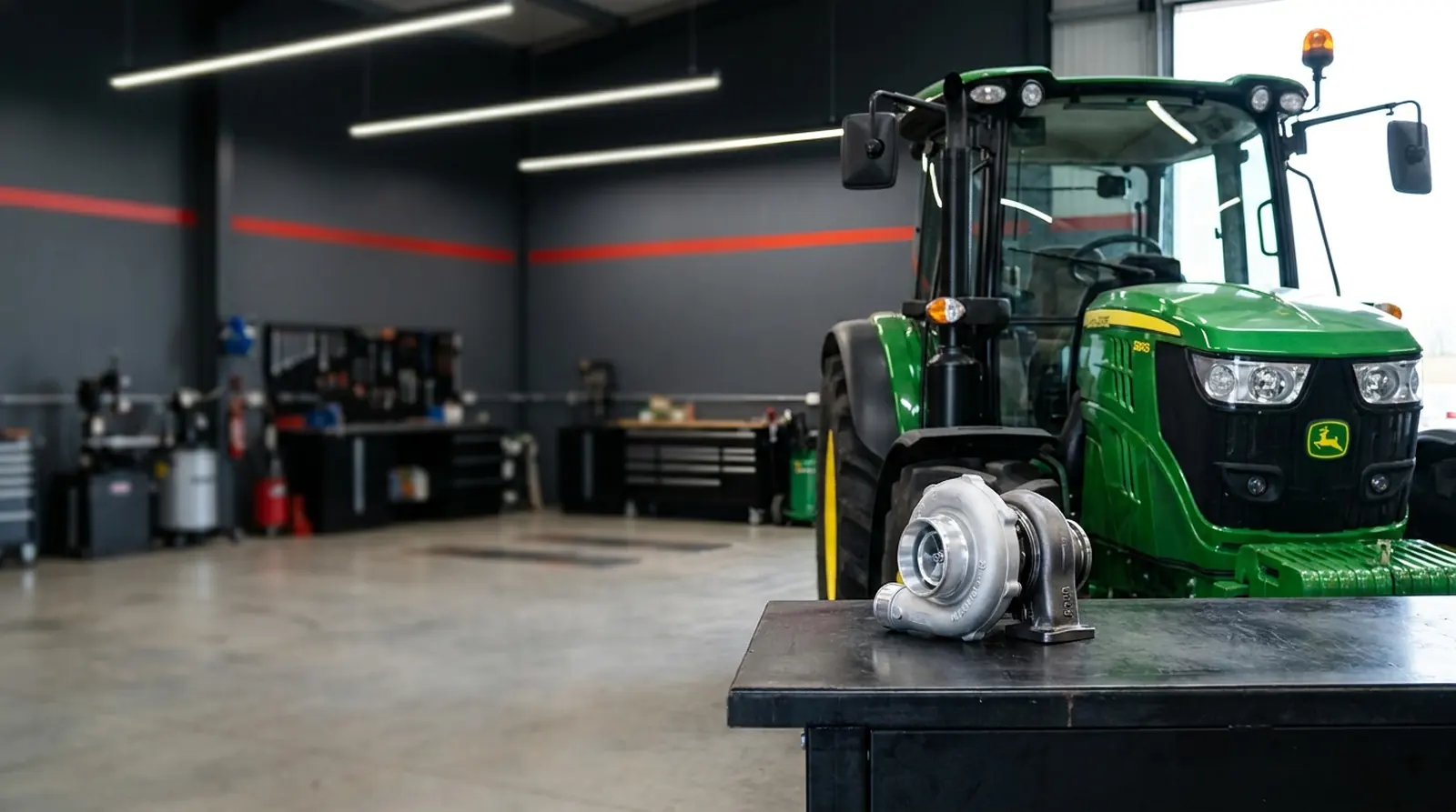 Турбины на John Deere